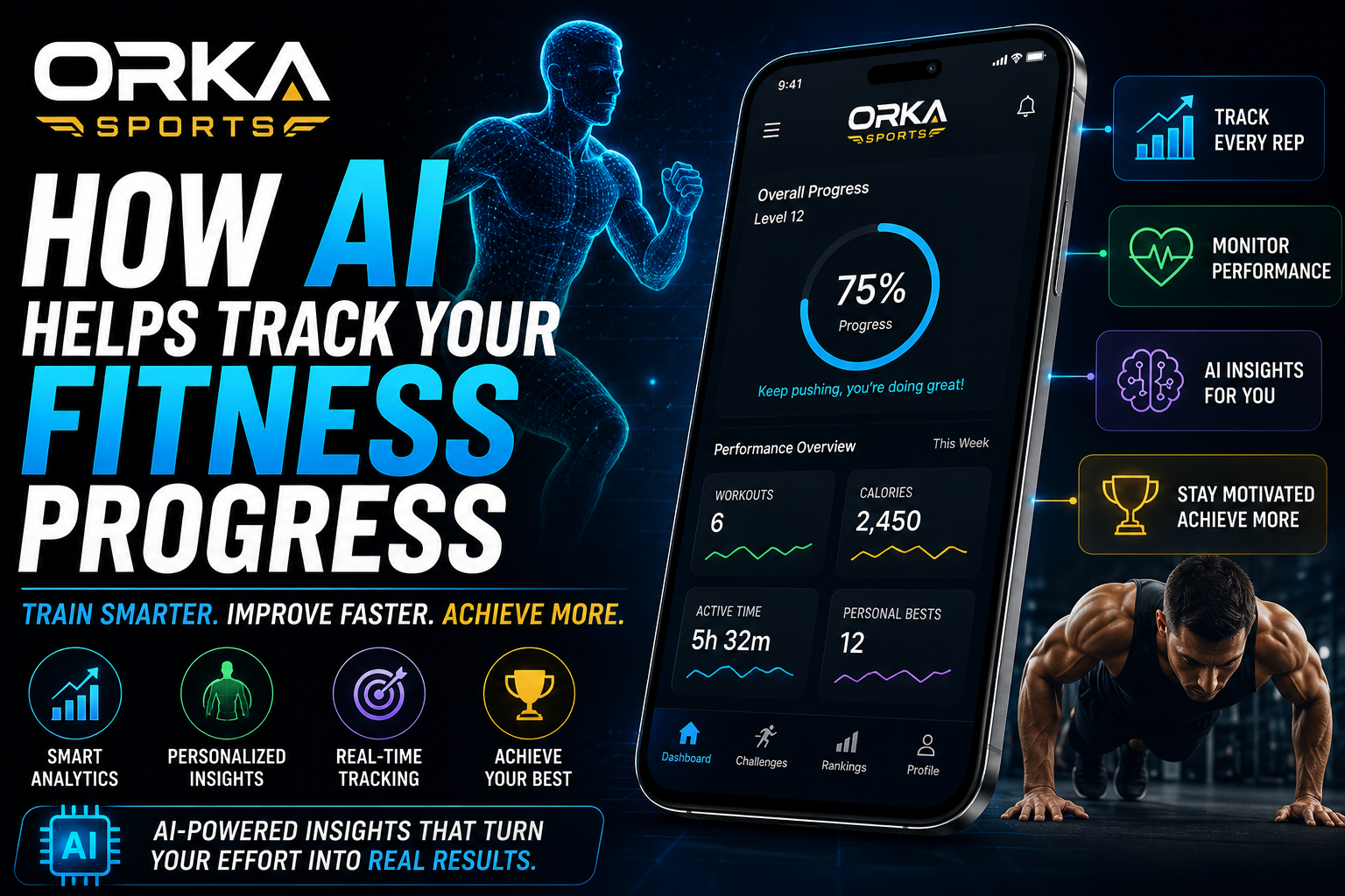 How AI Helps Track Your Fitness Progress: The Future of Smarter Training with the ORKA Sports App